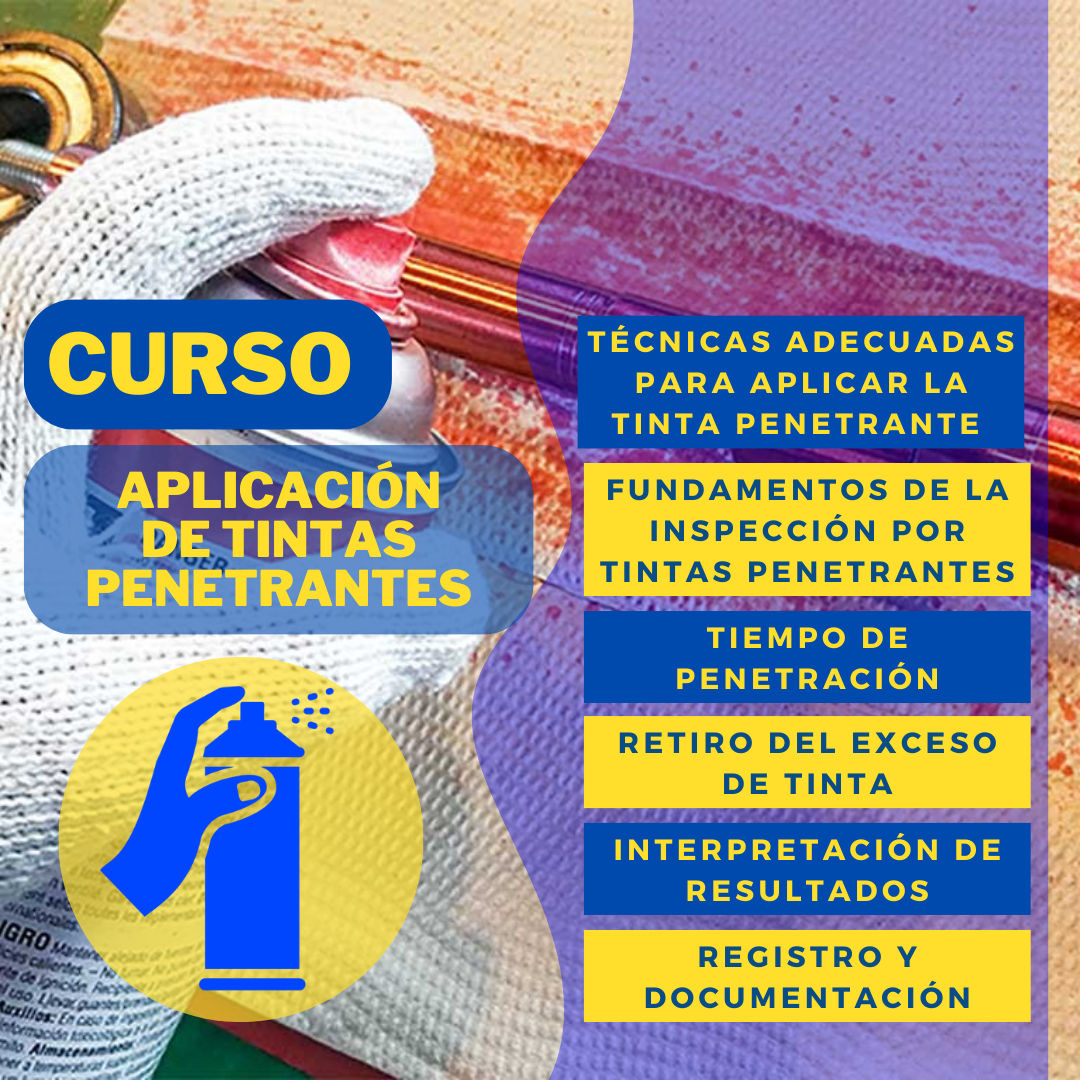 Curso Aplicación de Tintas Penetrantes